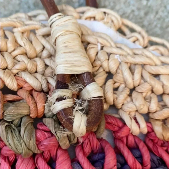 Cappelli Straworld Inc Multicolored Straw Bag - Picture 4 of 11